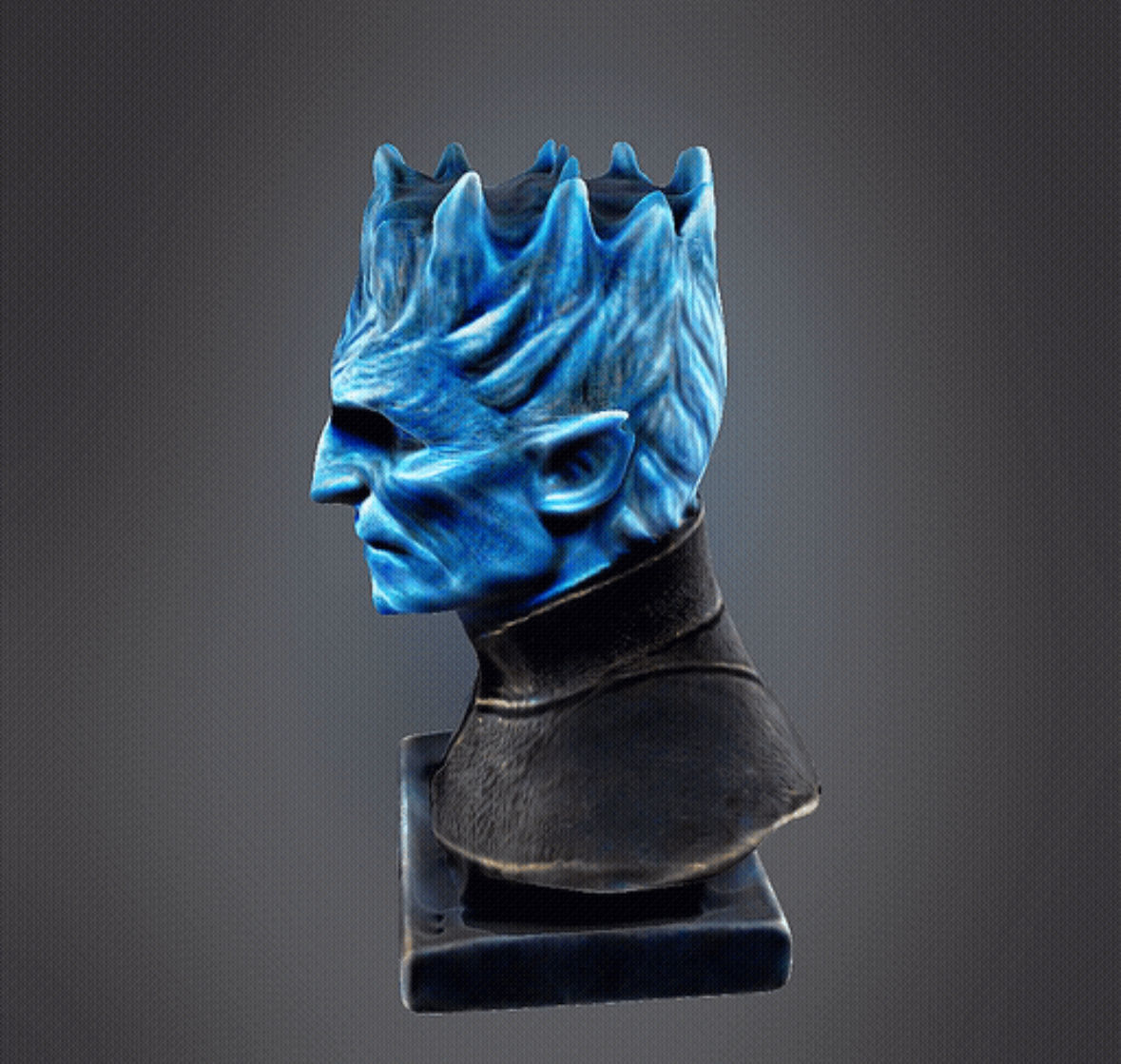 Night King Bust 3D print model_1