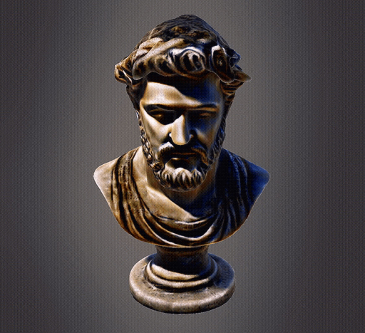 Hercules Bust 3D print model_10