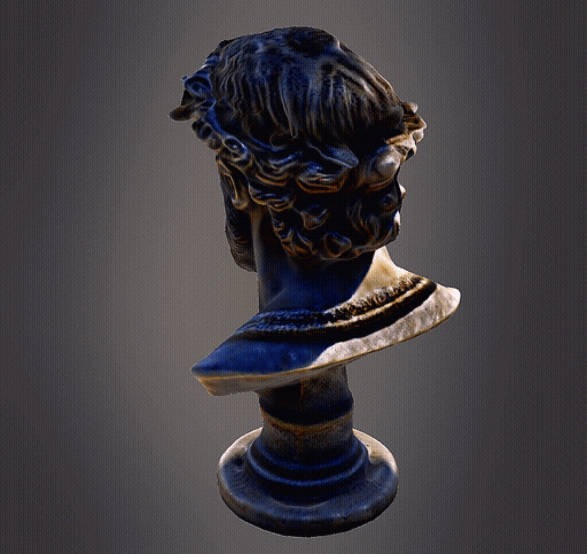 Hercules Bust 3D print model_6