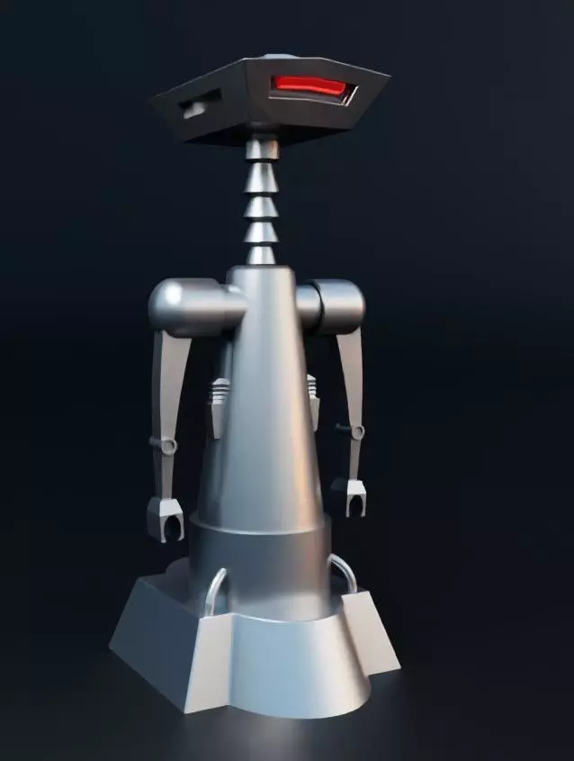 Articulated Crichton Robot 375 from Buck Rogers 3D print model_0