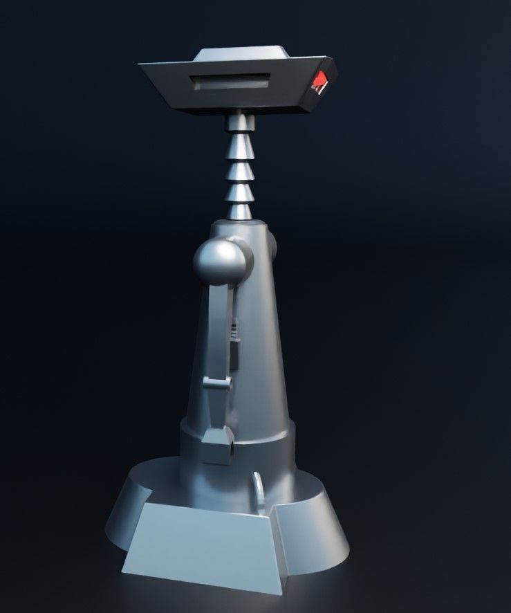 Articulated Crichton Robot 375 from Buck Rogers 3D print model_2