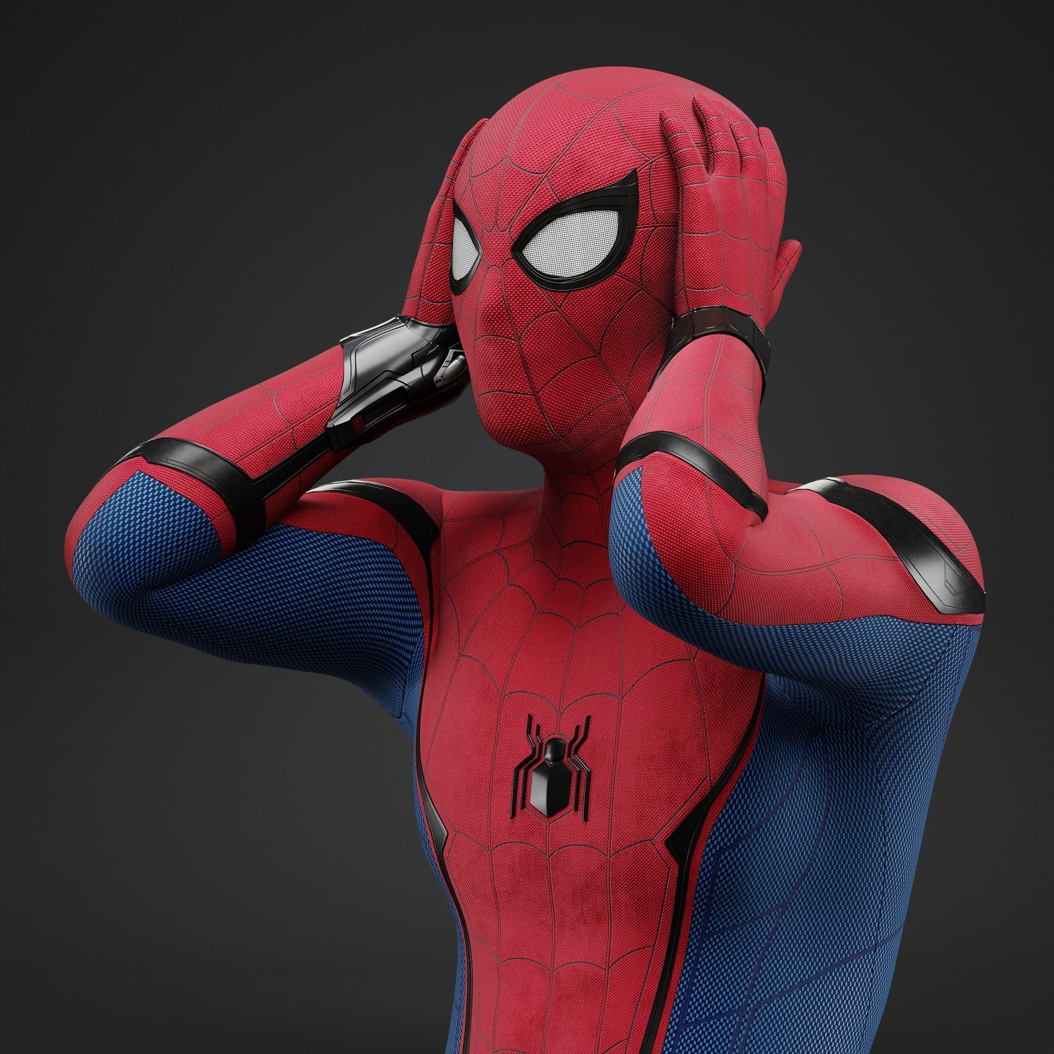Spider-Man Homecoming Model Low-poly 3D model_6