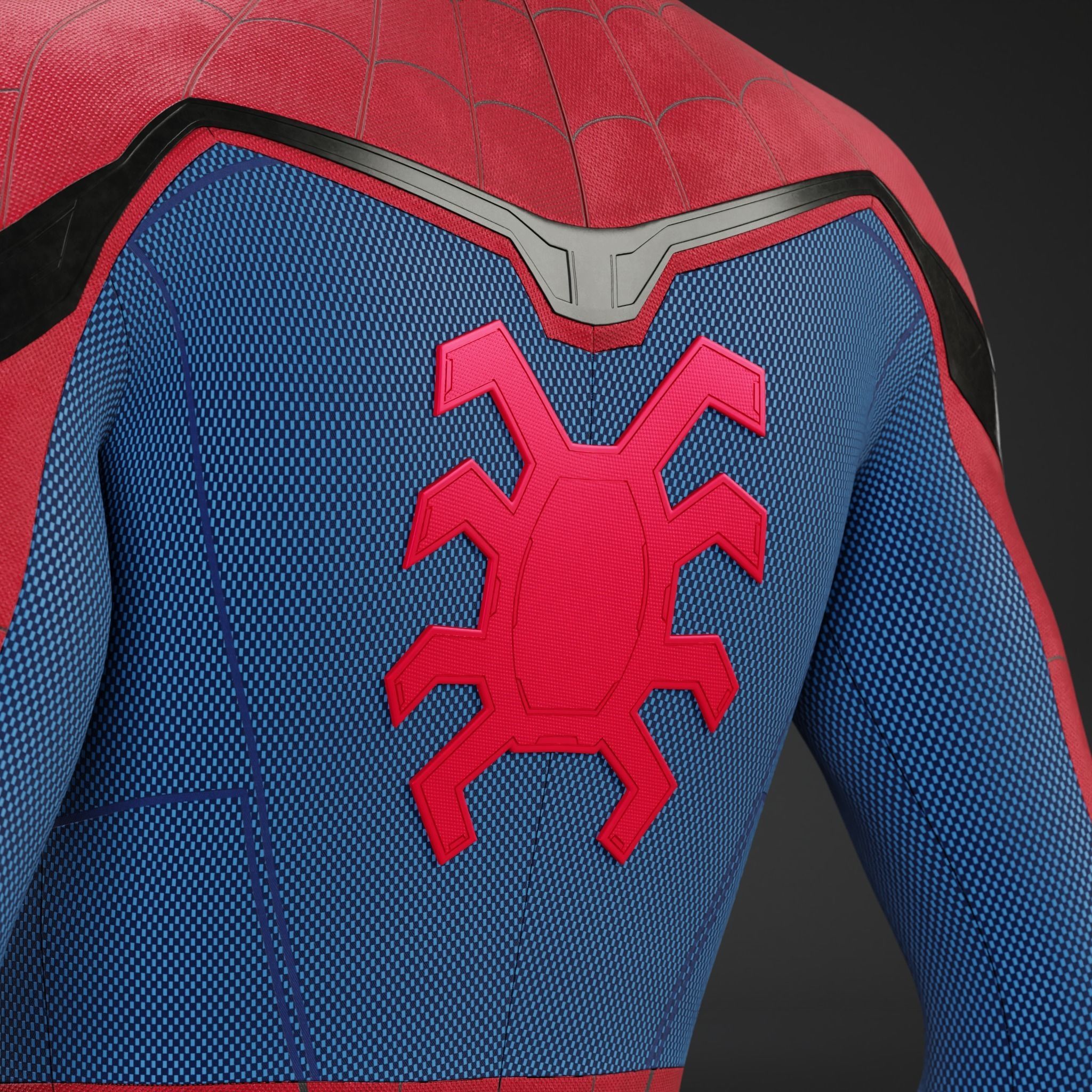 Spider-Man Homecoming Model Low-poly 3D model_4