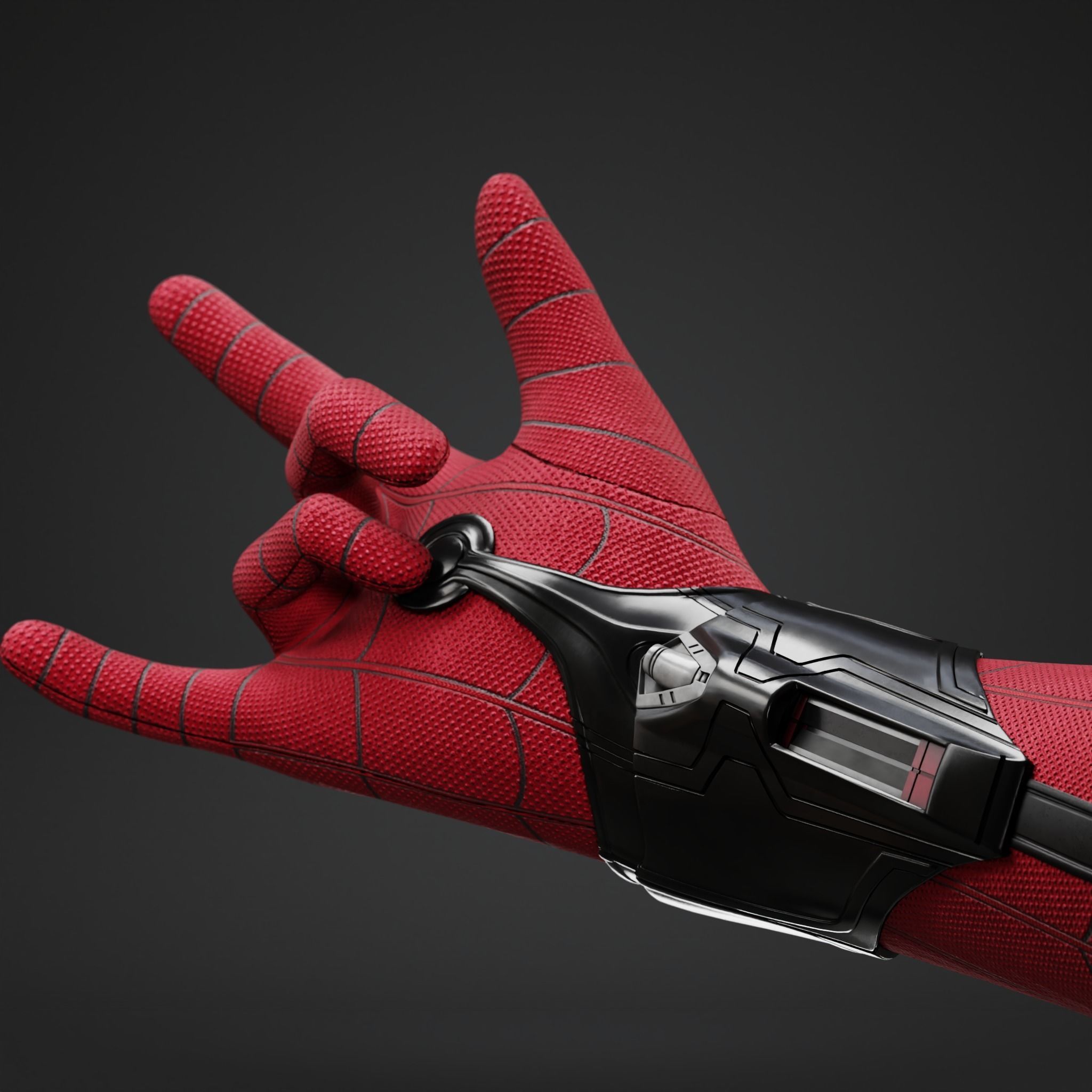Spider-Man Homecoming Model Low-poly 3D model_2