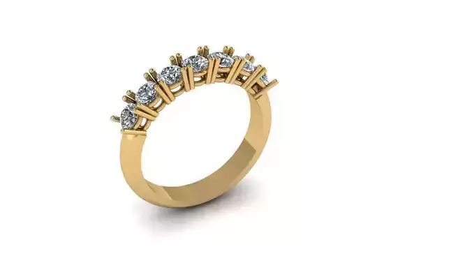 Half Eternity Band Ring