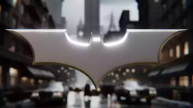 Realistic Batarang Style Throwing Weapon - 3D Model