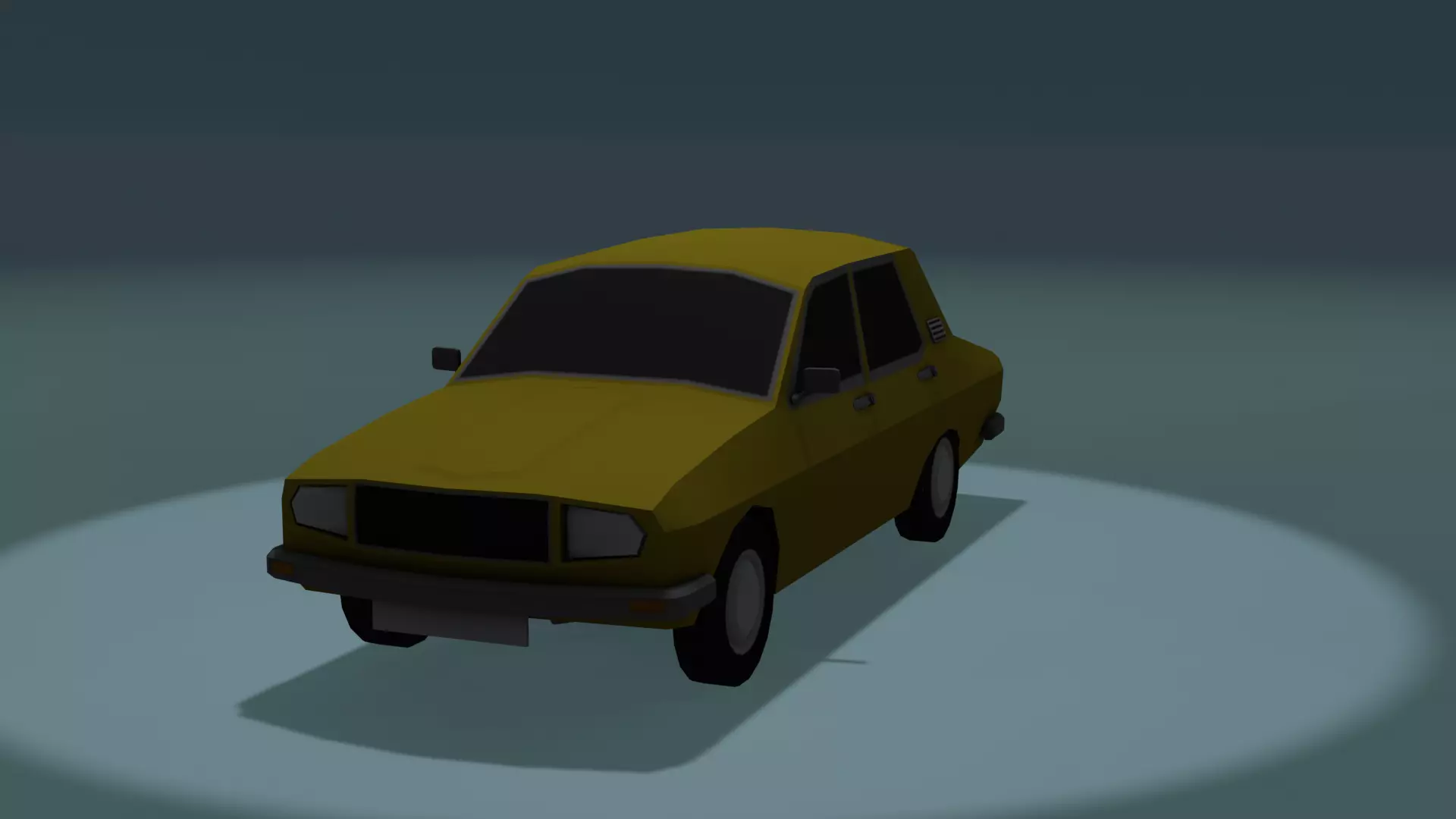 LOW POLY Anadol Car Free low-poly 3D model