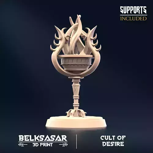 Banner Torch of Desire 3D print model