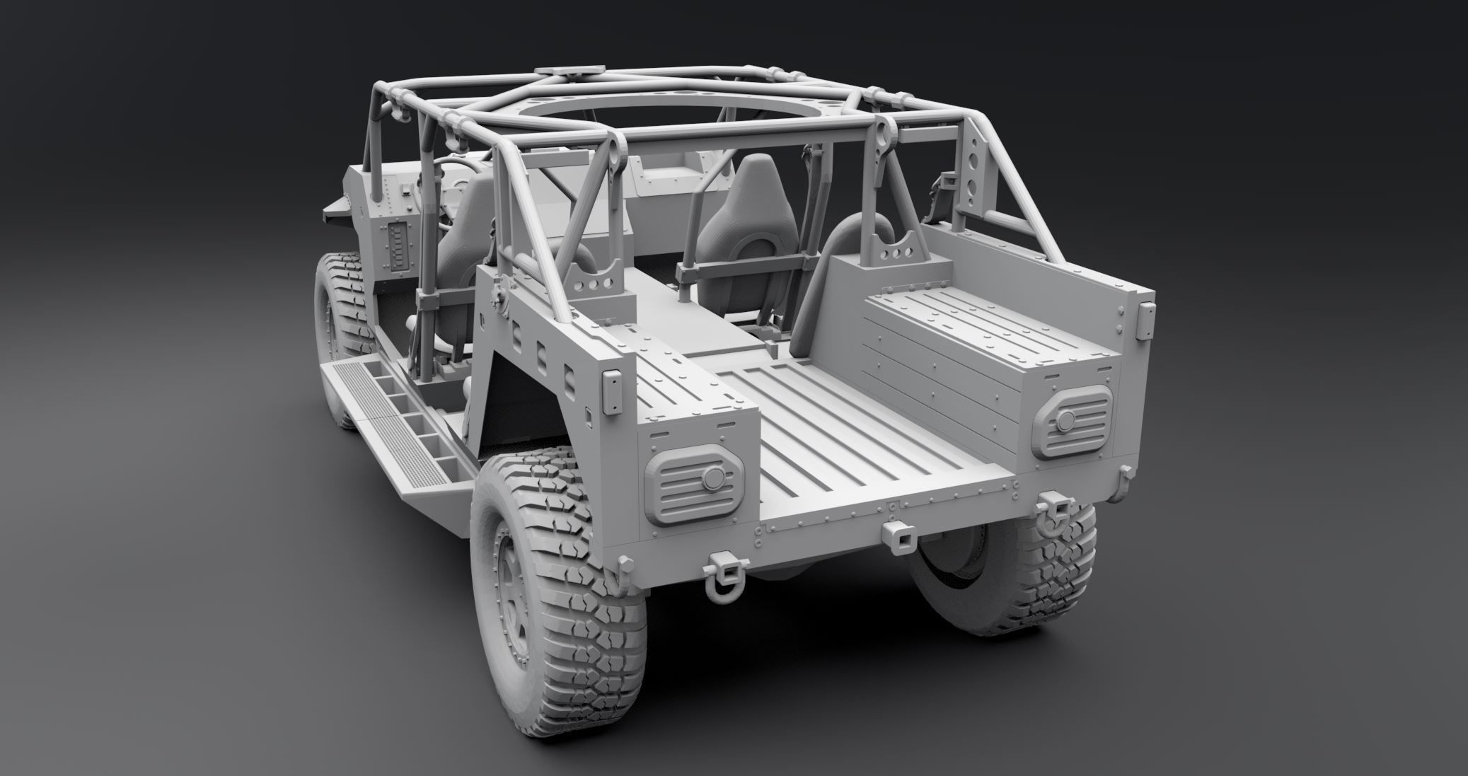Maquette Militaire Polaris Dagor A1 - Échelle 1/32 - Véhicule Ultraléger - Résine 3D