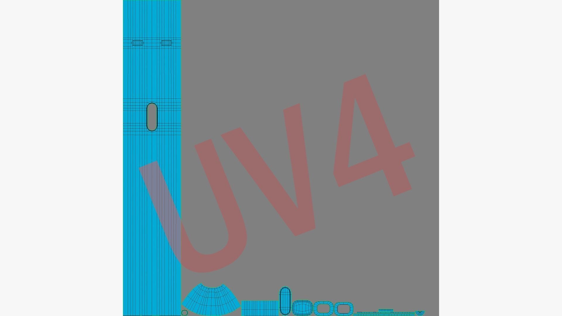 Galaxy S24 Ultra Titanium Violet  Low-poly 3D model_20