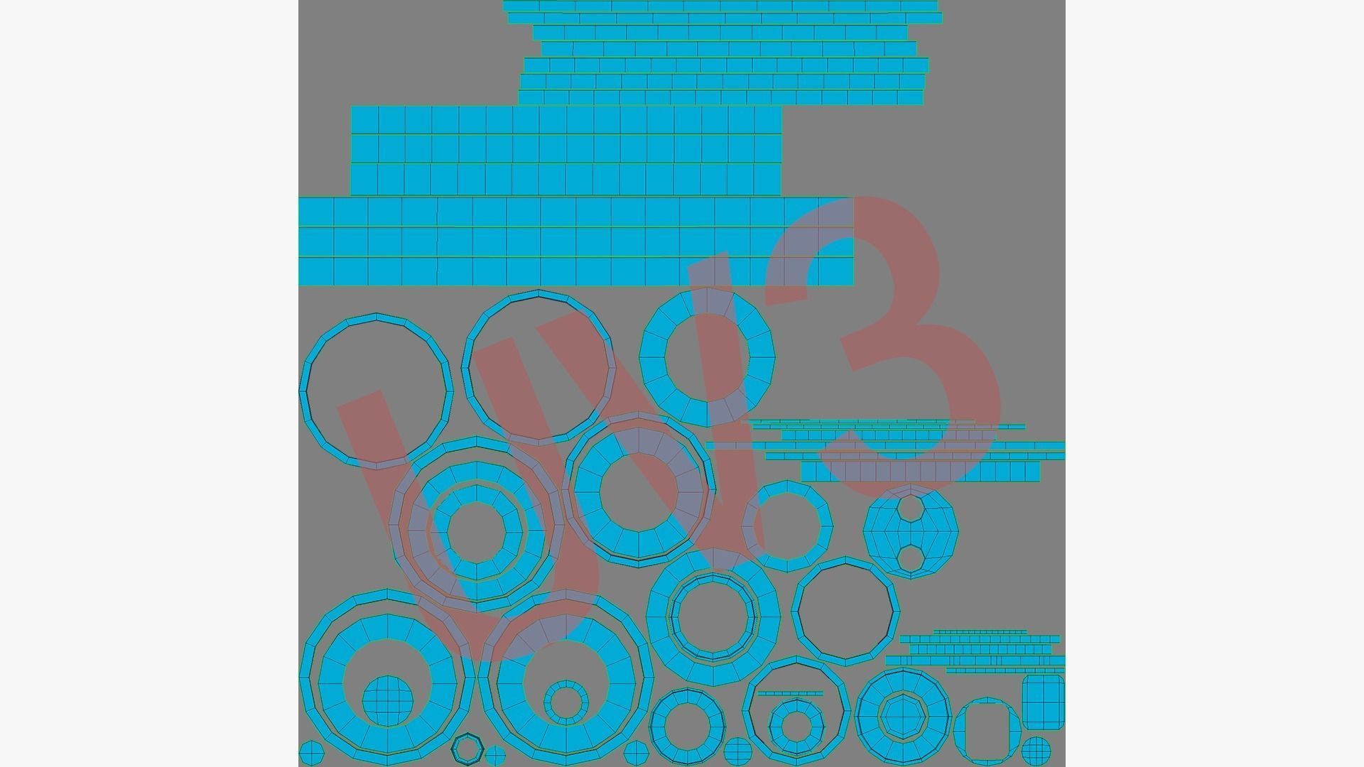 Galaxy S24 Ultra Titanium Violet  Low-poly 3D model_19