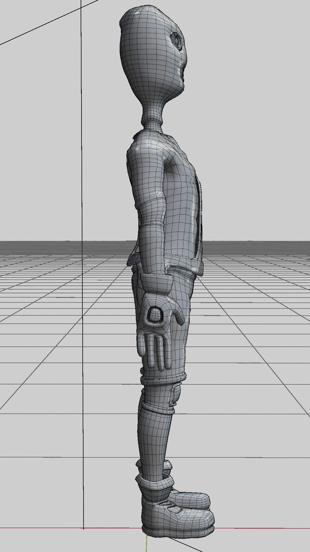 BurgleBot Low-poly 3D model_13