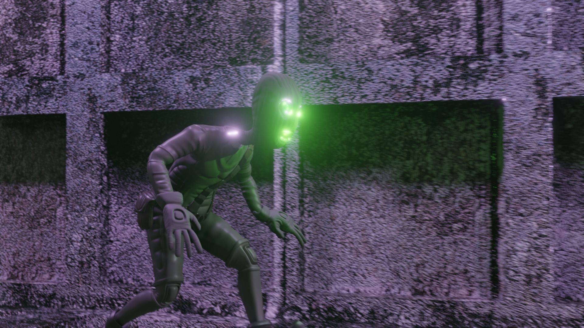 BurgleBot Low-poly 3D model_8