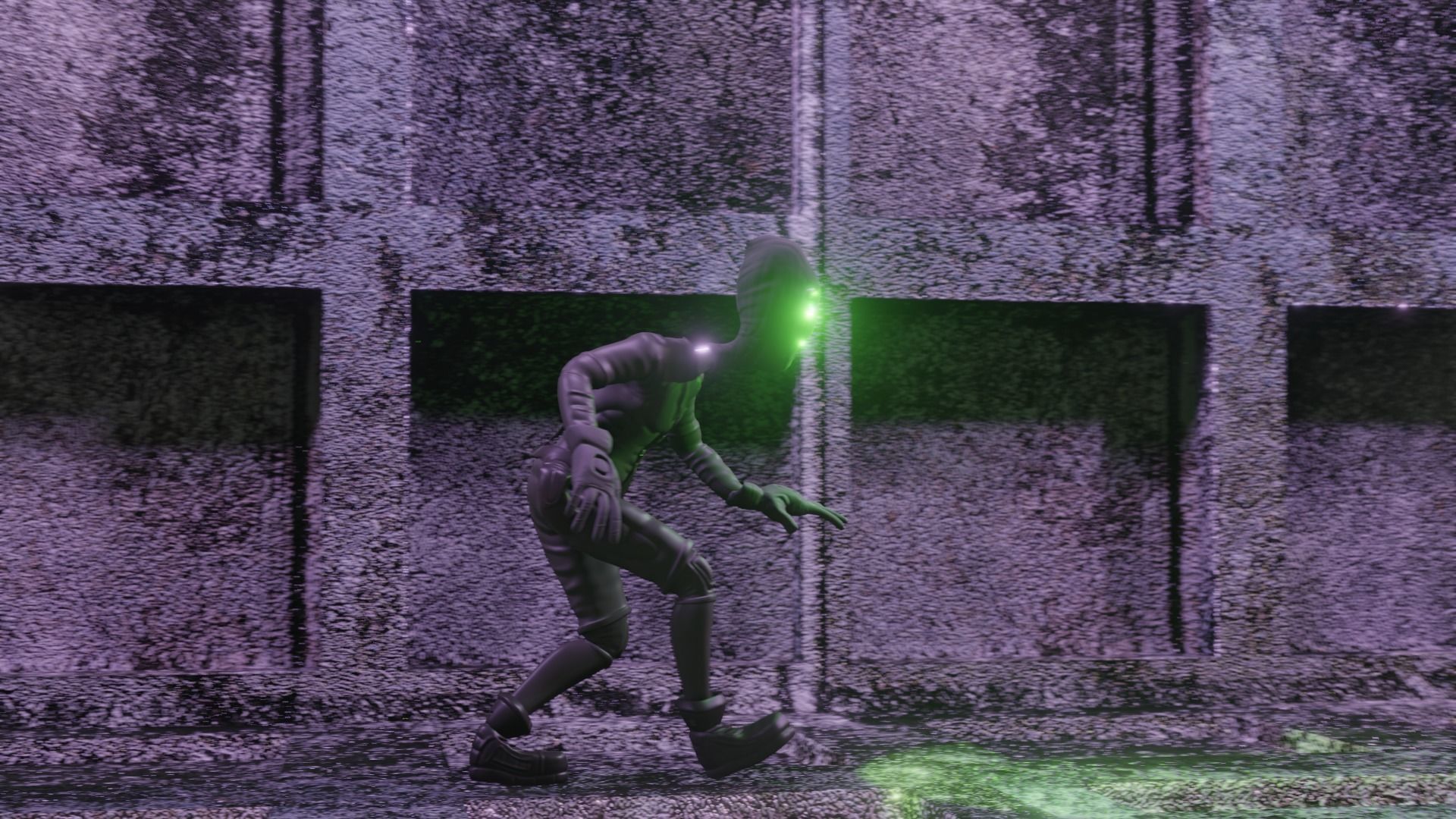 BurgleBot Low-poly 3D model_5