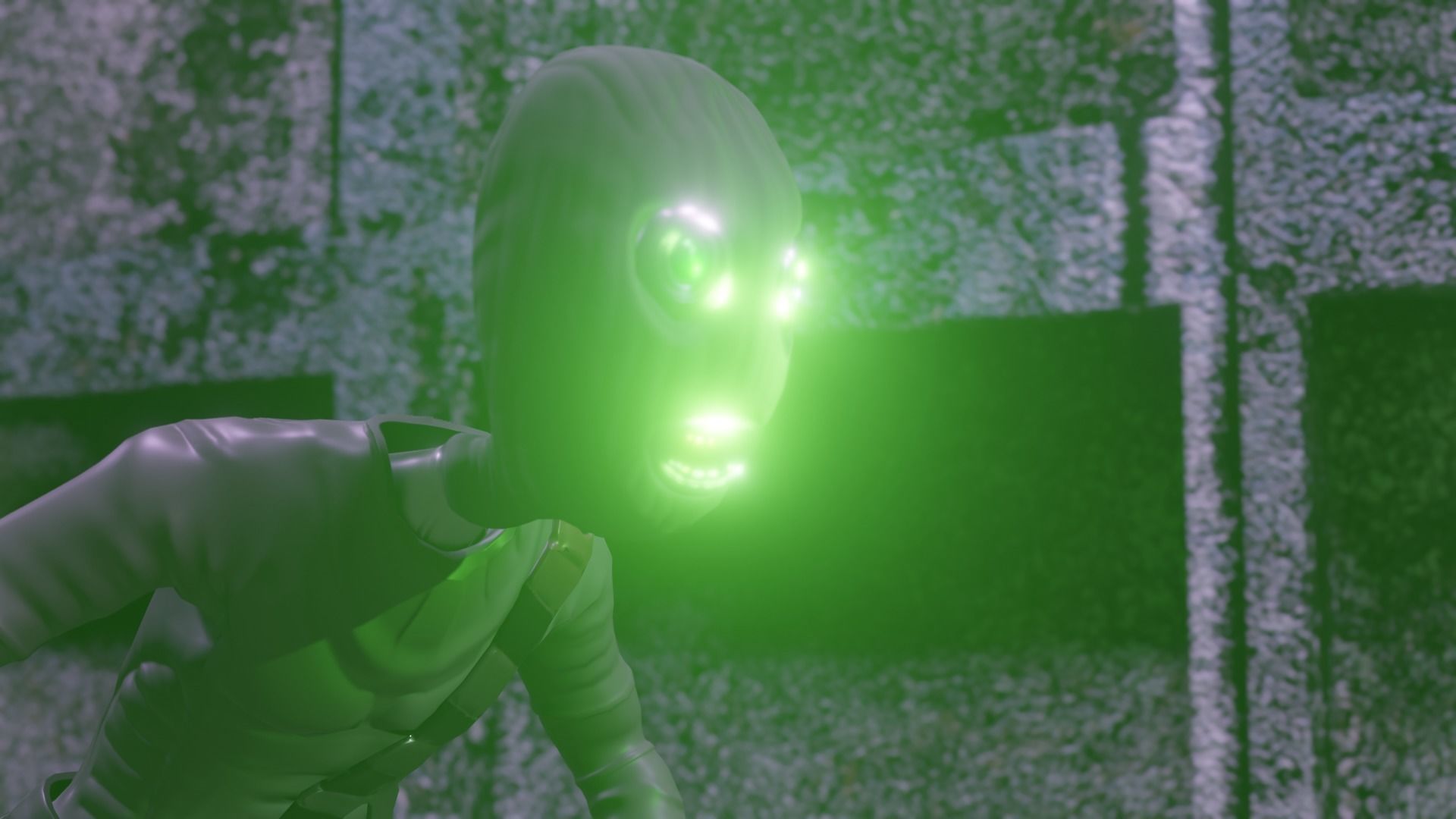 BurgleBot Low-poly 3D model_9