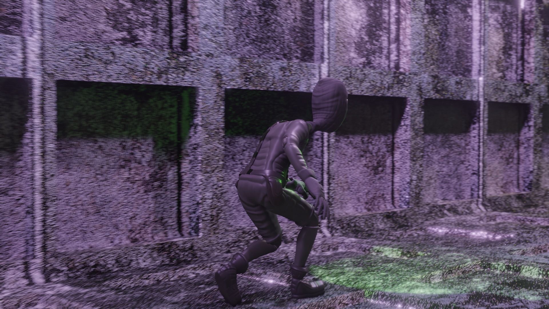 BurgleBot Low-poly 3D model_6