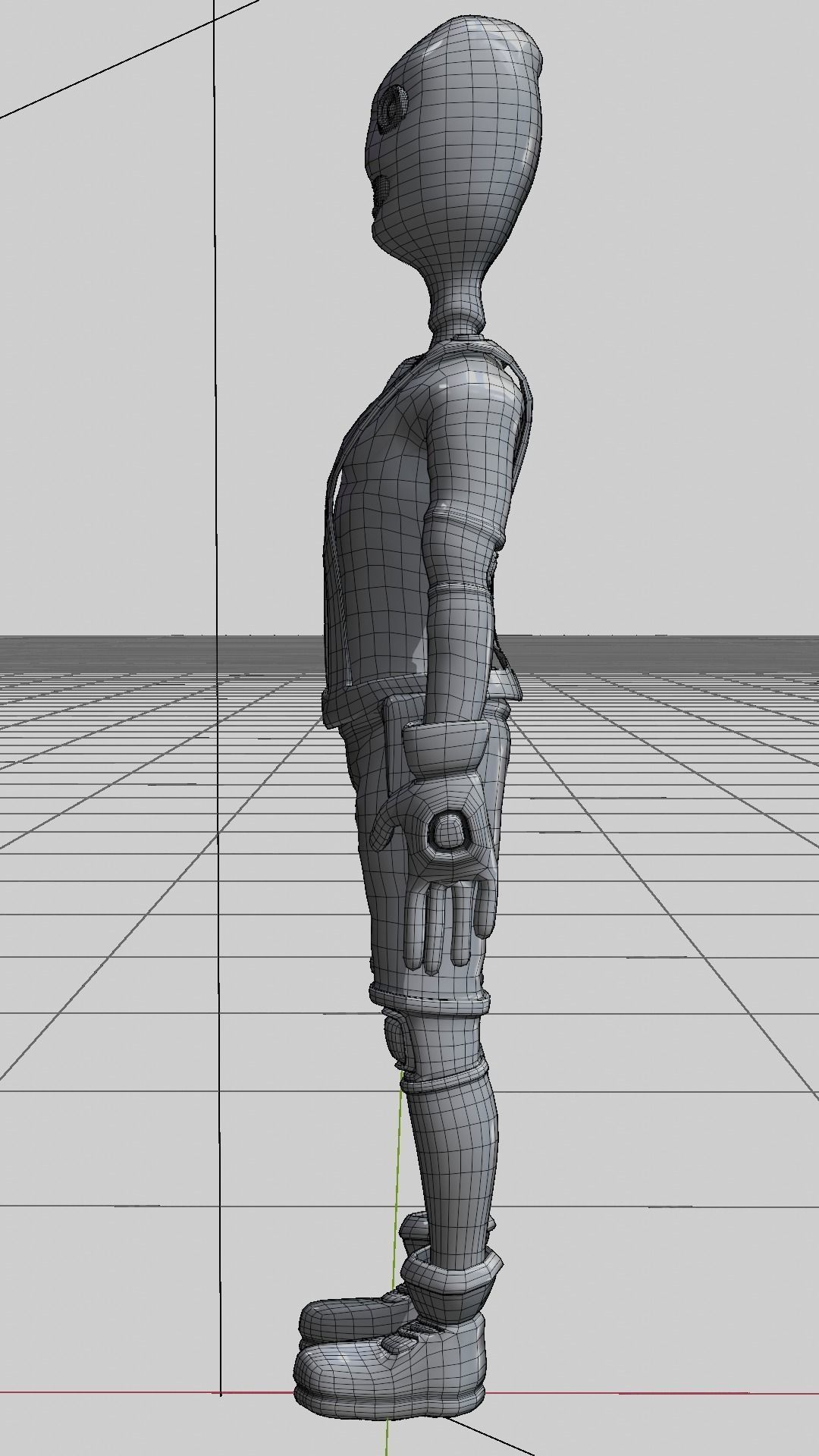 BurgleBot Low-poly 3D model_17