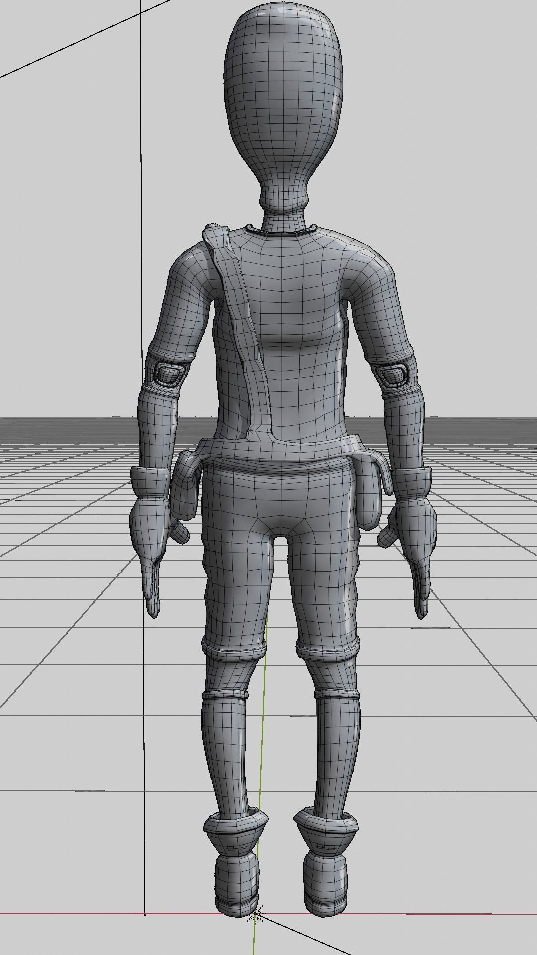 BurgleBot Low-poly 3D model_15