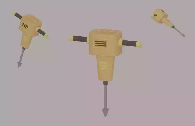 Jackhammer 3D model