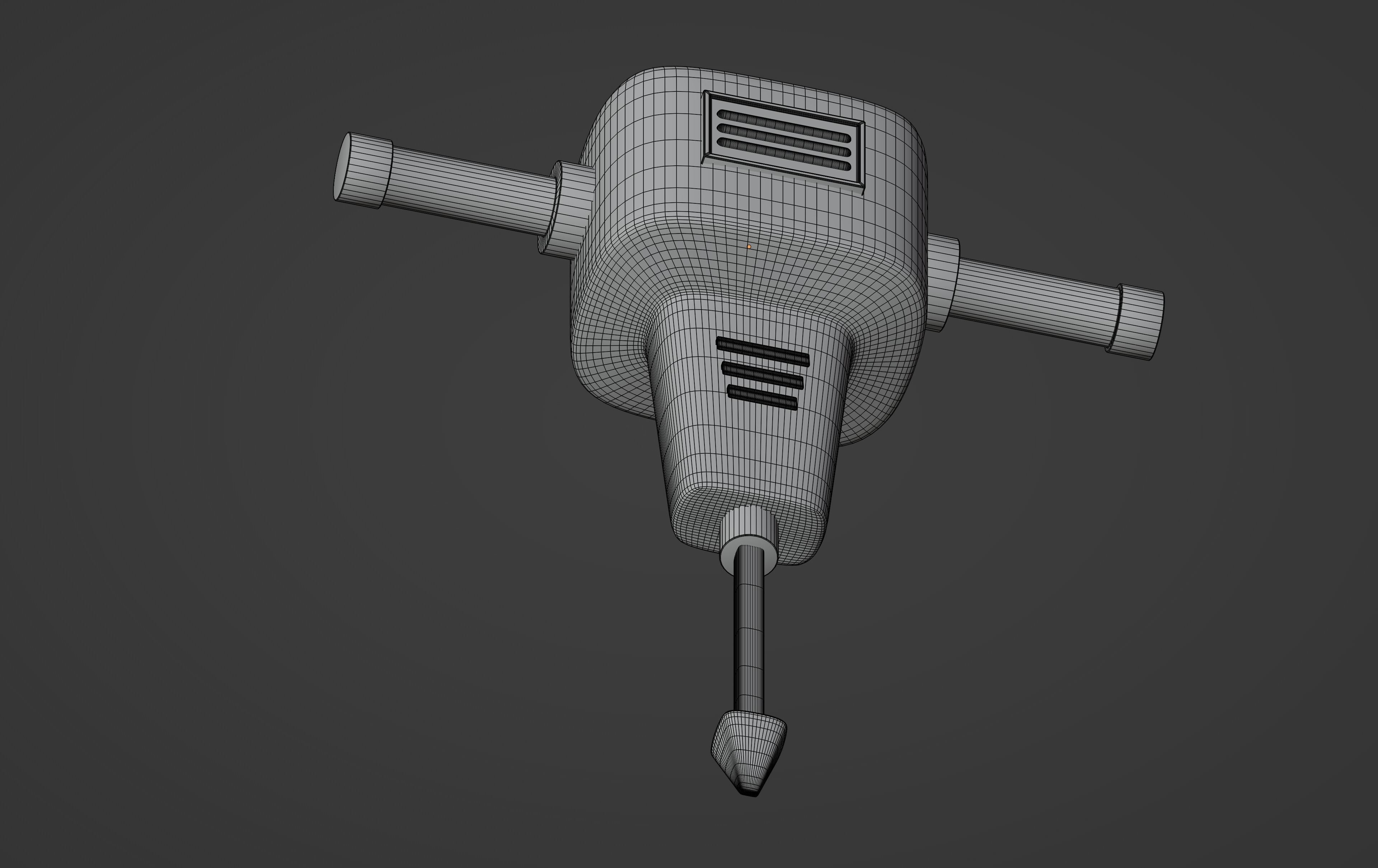 Jackhammer 3D model_12