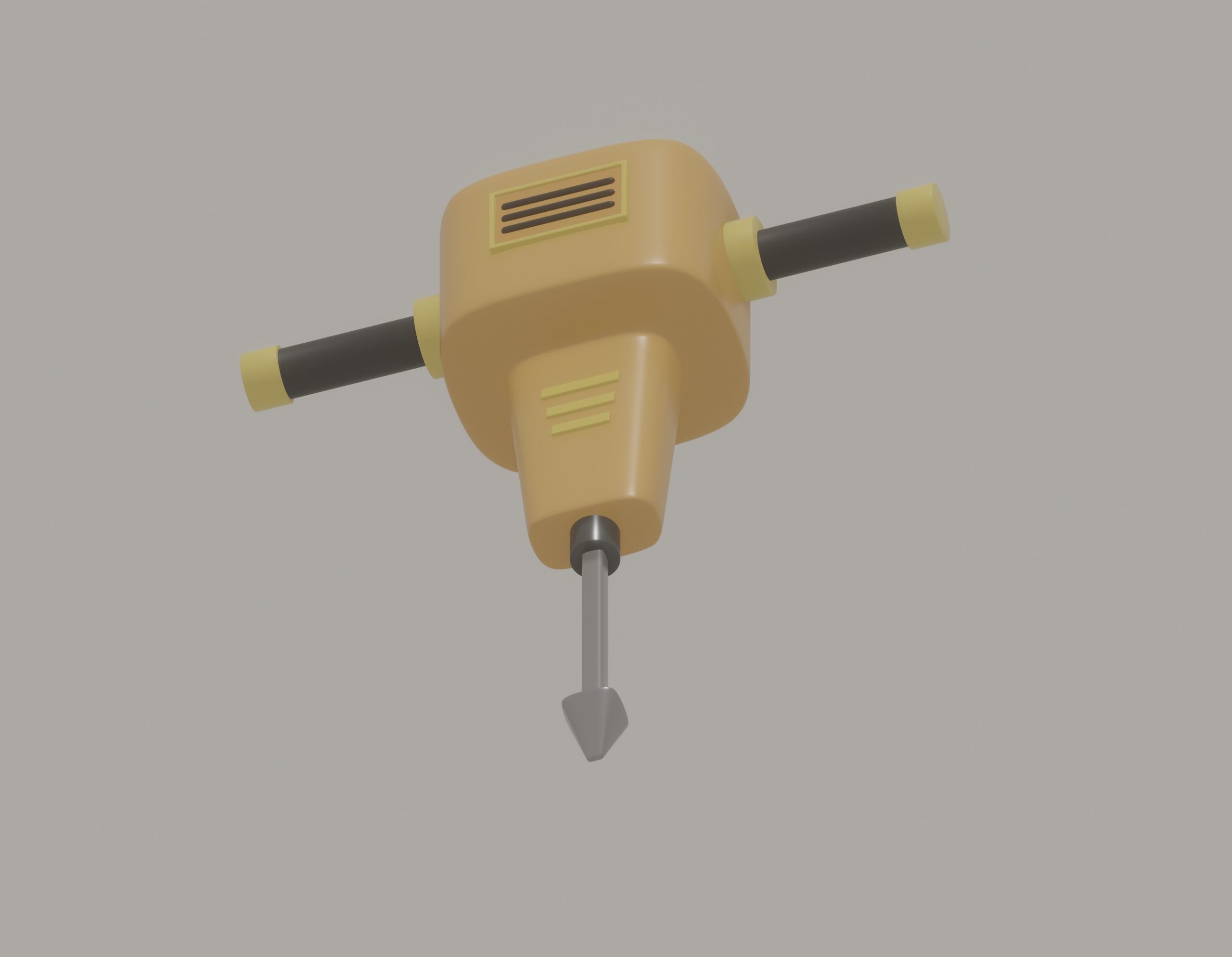 Jackhammer 3D model_6
