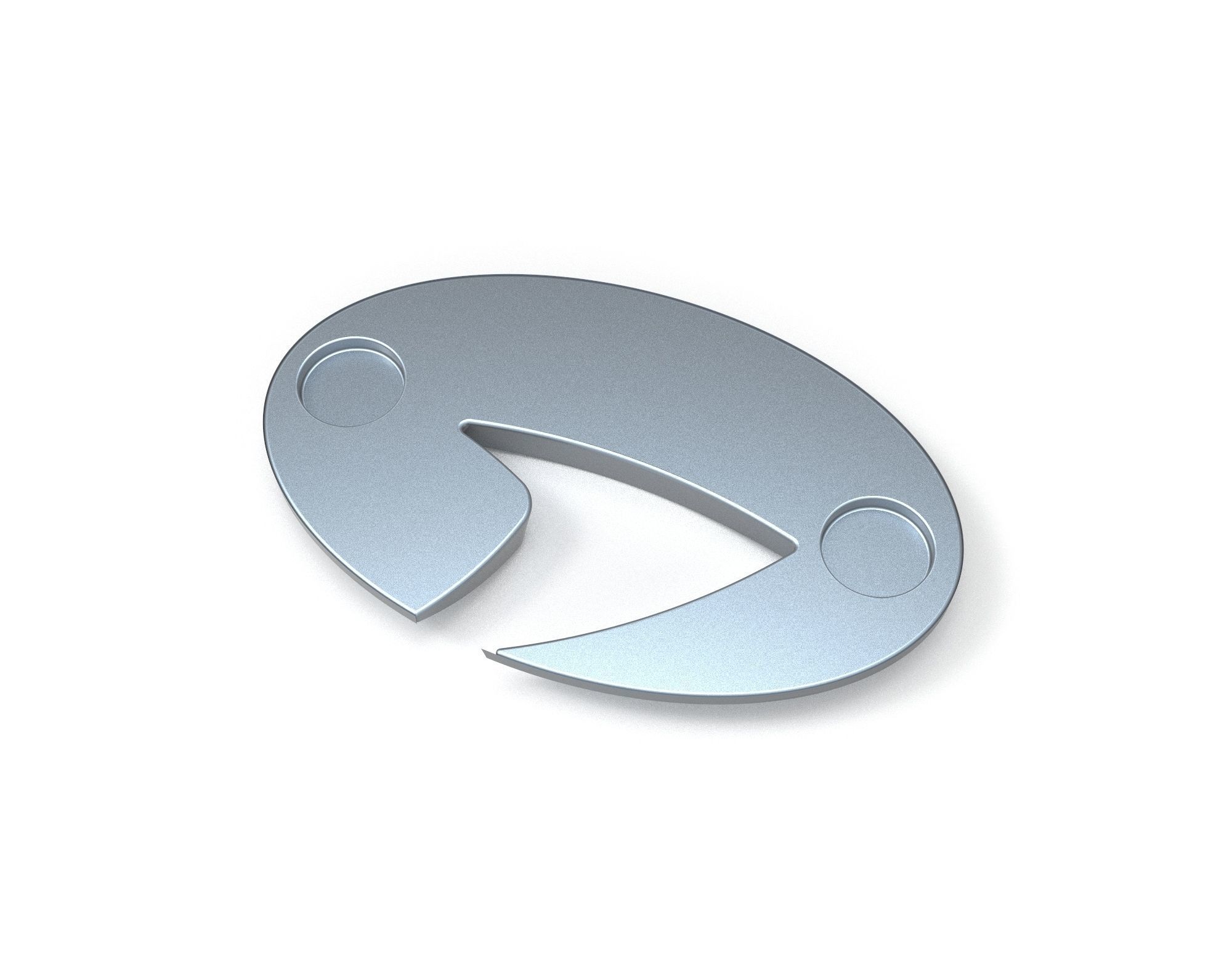 Star Trek PICARD VISITOR BADGE 3D print model_1