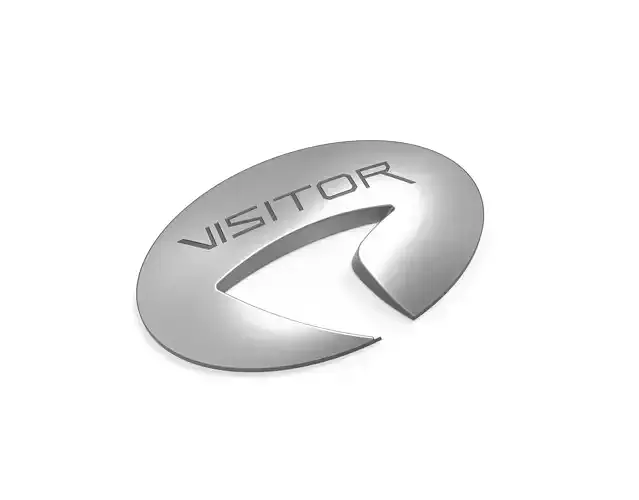 Star Trek PICARD VISITOR BADGE 3D print model