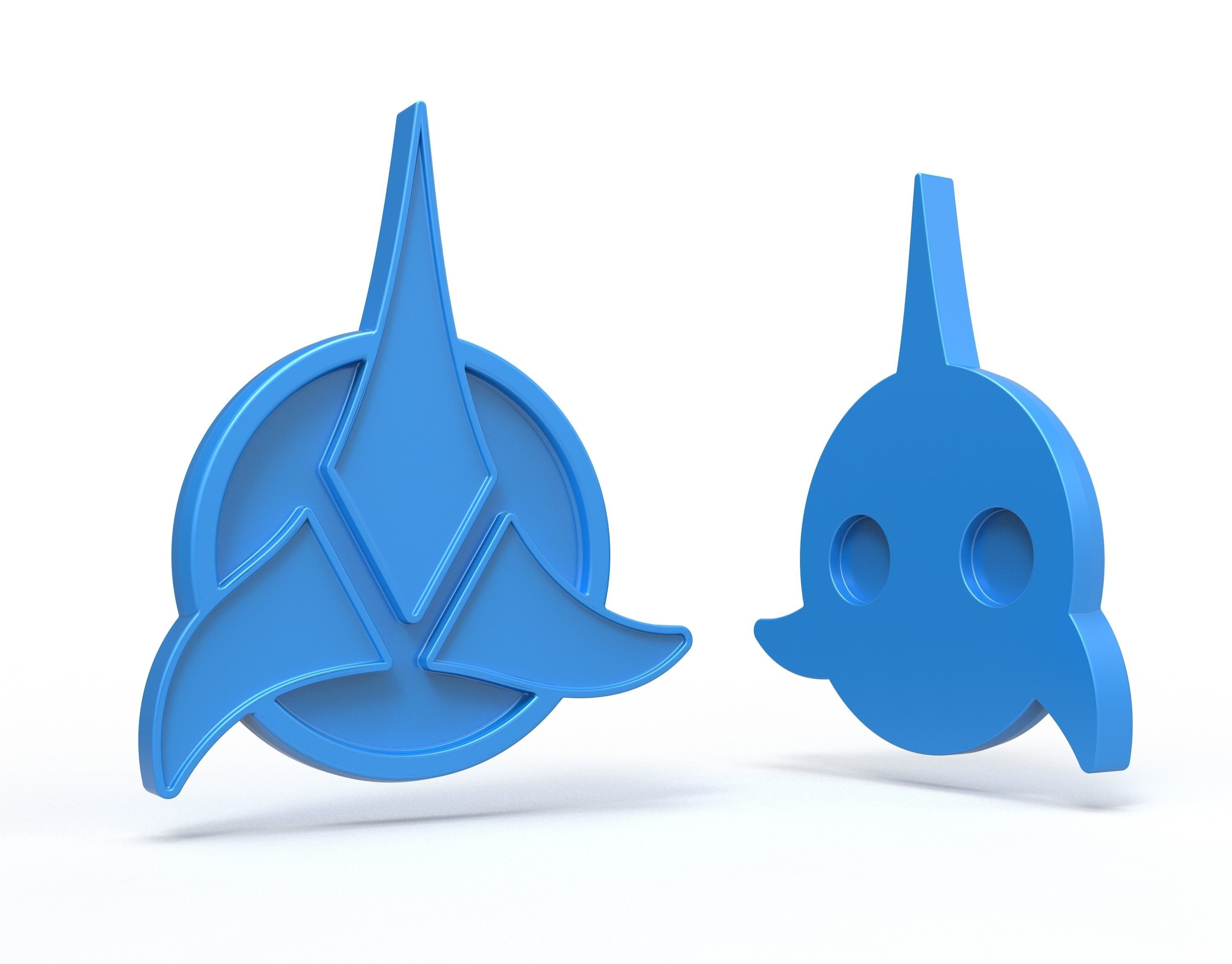 Star Trek Klingon Badge 3D print model_3