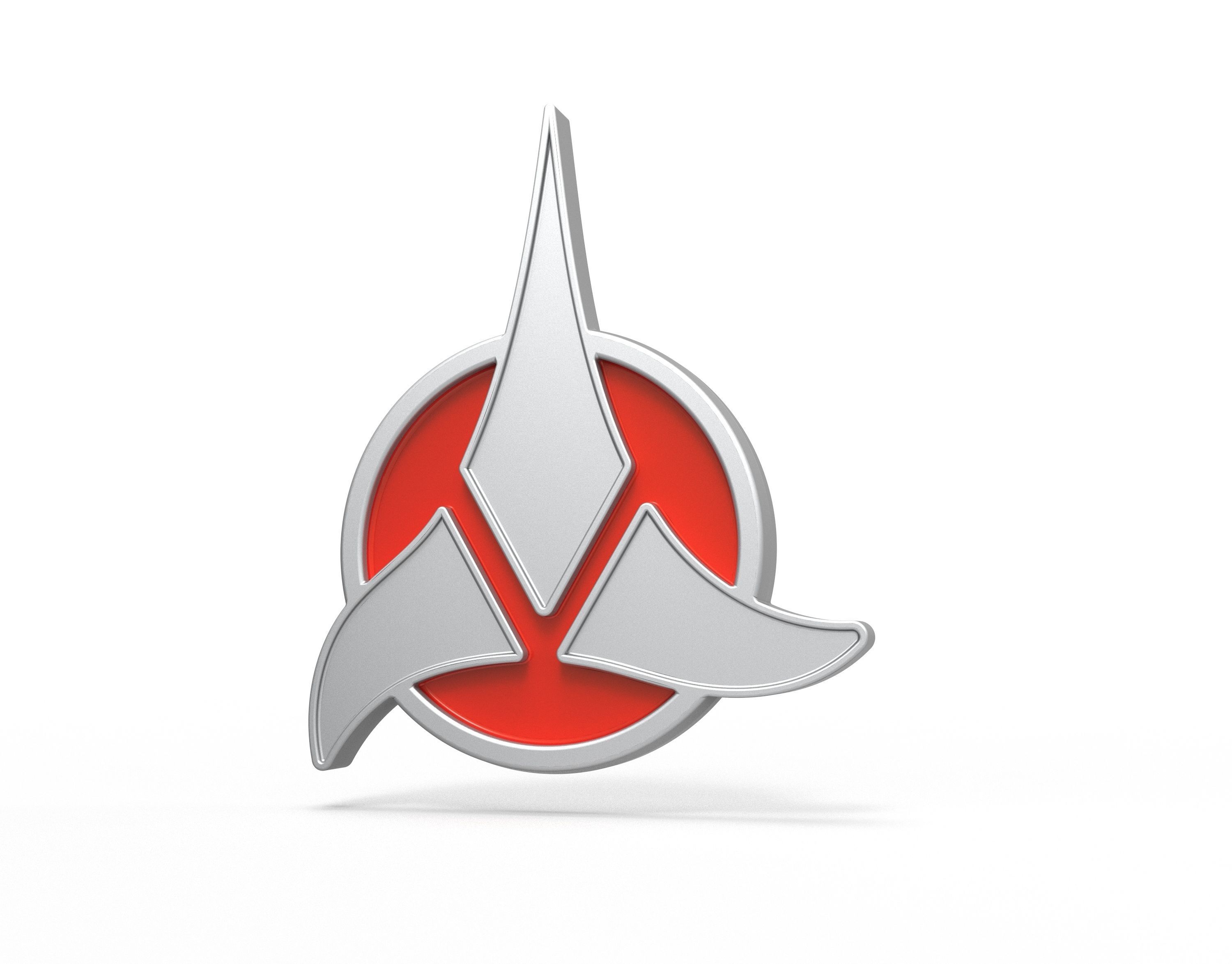 Star Trek Klingon Badge 3D print model_1