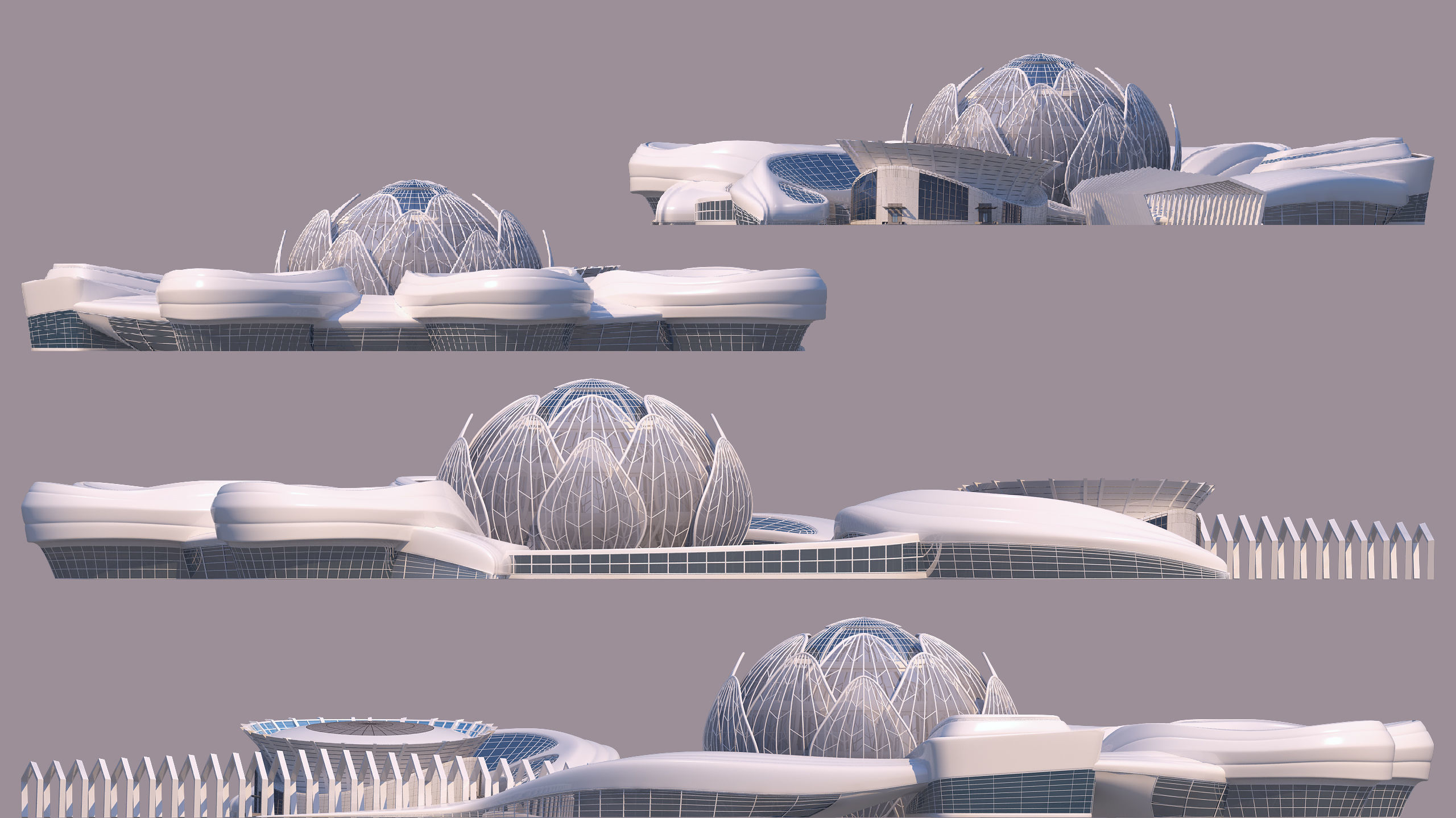 0301 - Science Museums Complex Building - 2D-3D 3D model_12
