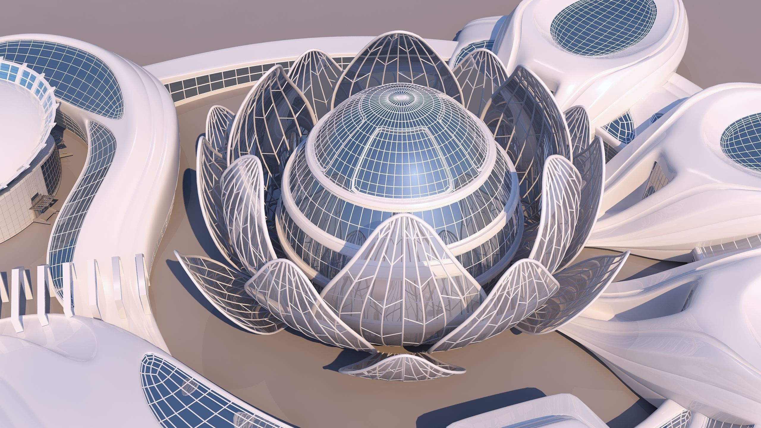 0301 - Science Museums Complex Building - 2D-3D 3D model_9