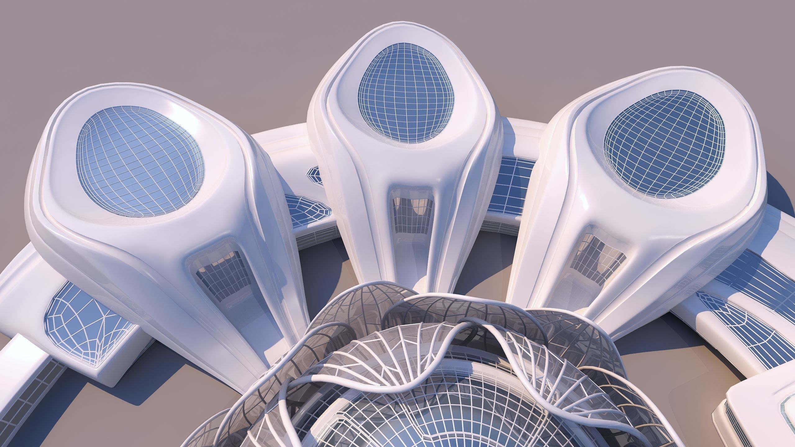 0301 - Science Museums Complex Building - 2D-3D 3D model_7