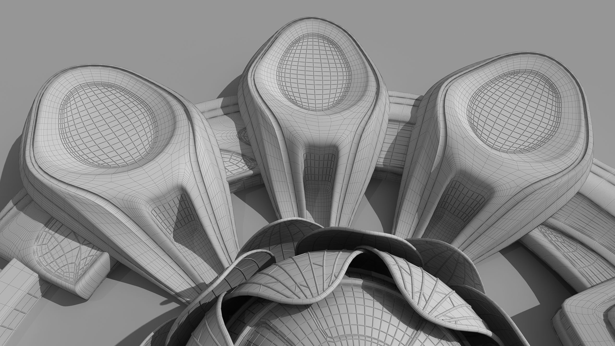 0301 - Science Museums Complex Building - 2D-3D 3D model_22