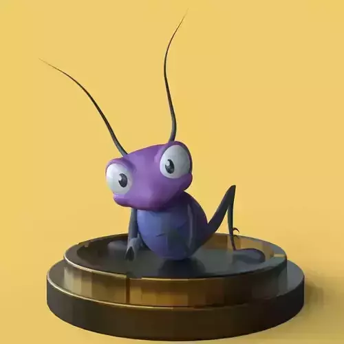 CRI-KEE FROM MULAN WITH CAIGE AND POSE VARIANT 3D print model