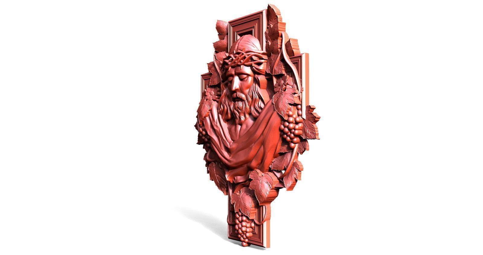 Jesus Christ CNC 3D print model_2