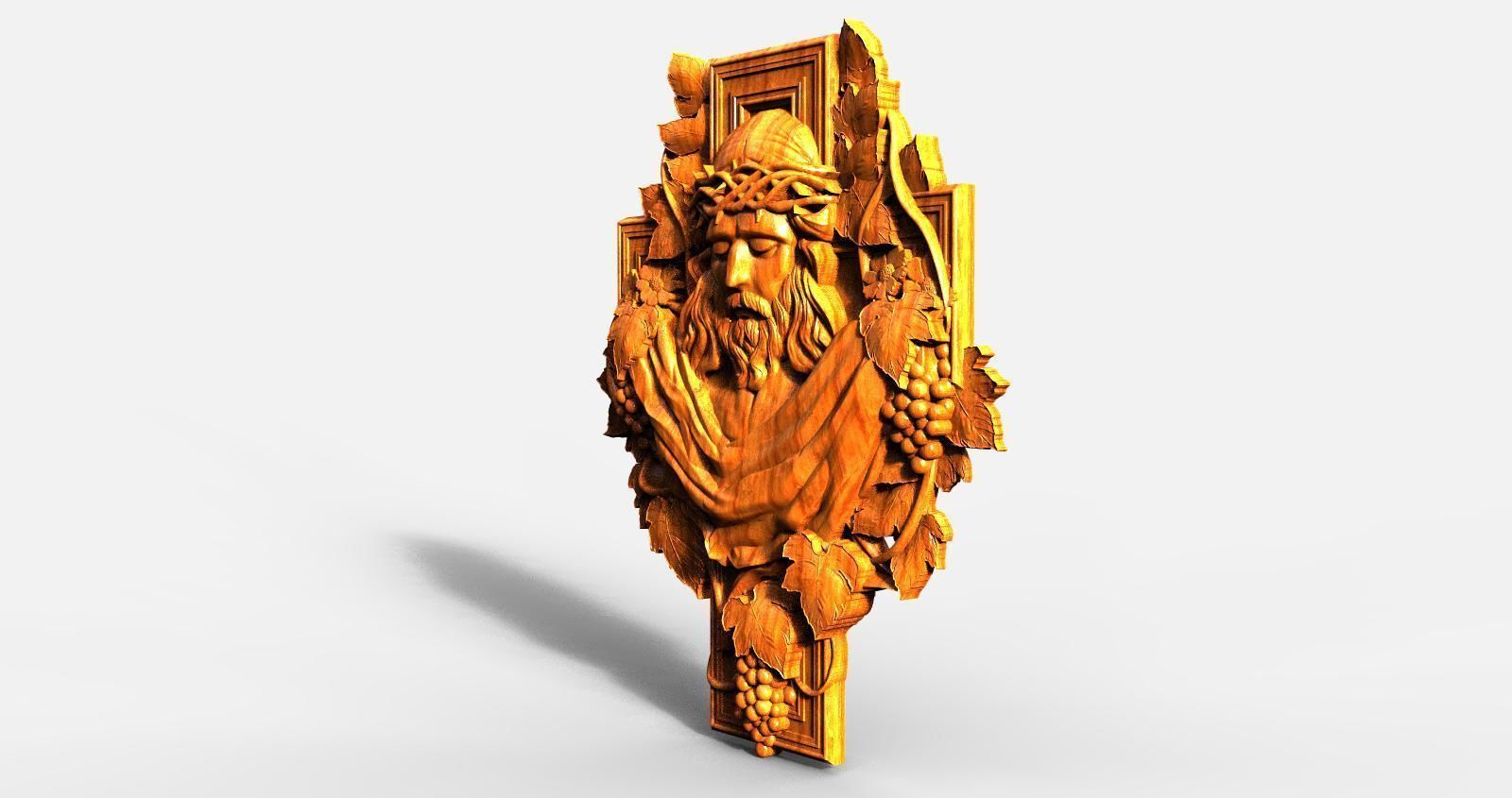 Jesus Christ CNC 3D print model_5