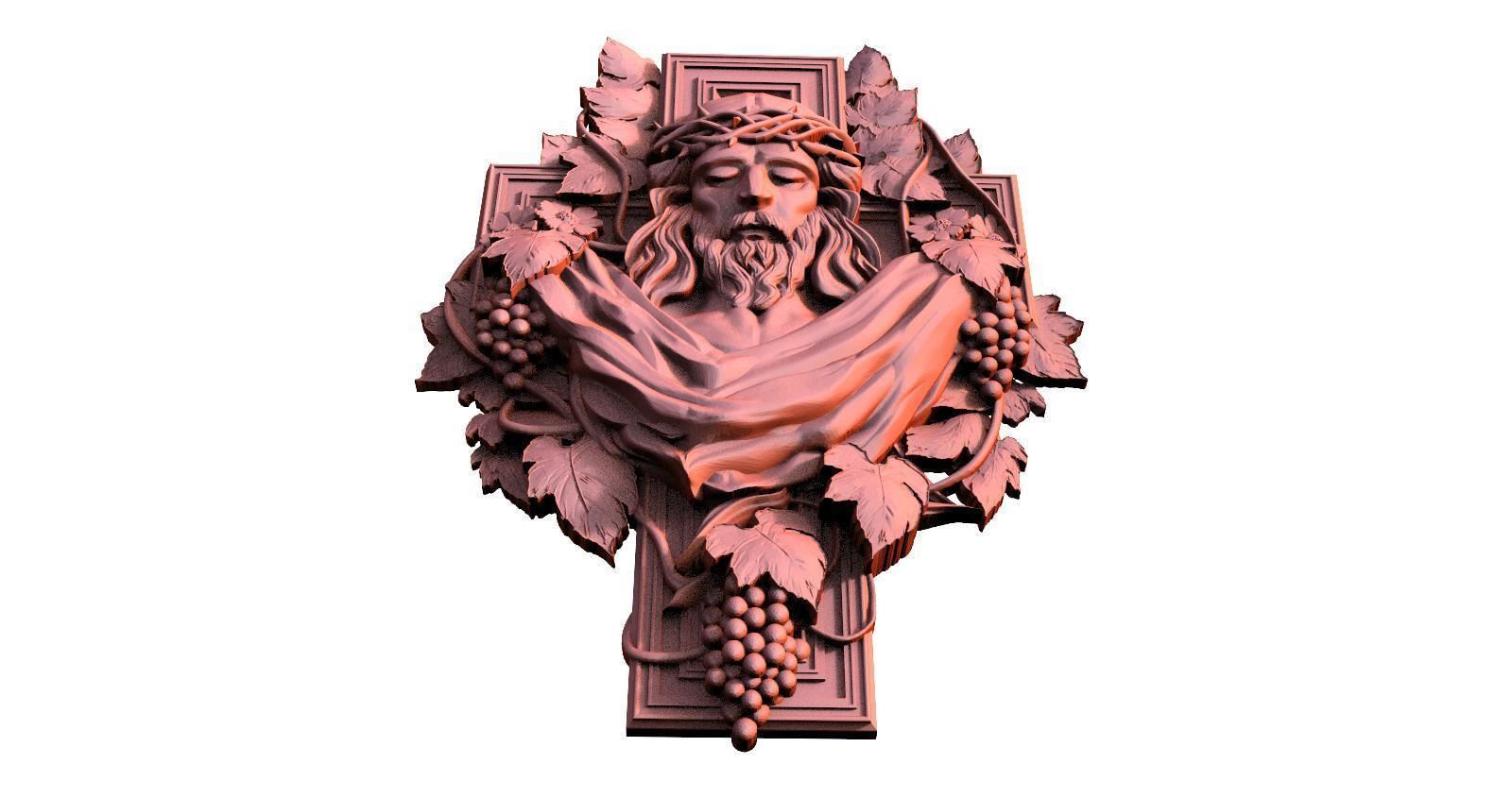 Jesus Christ CNC 3D print model_4