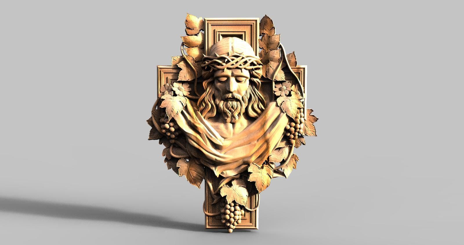 Jesus Christ CNC 3D print model_7