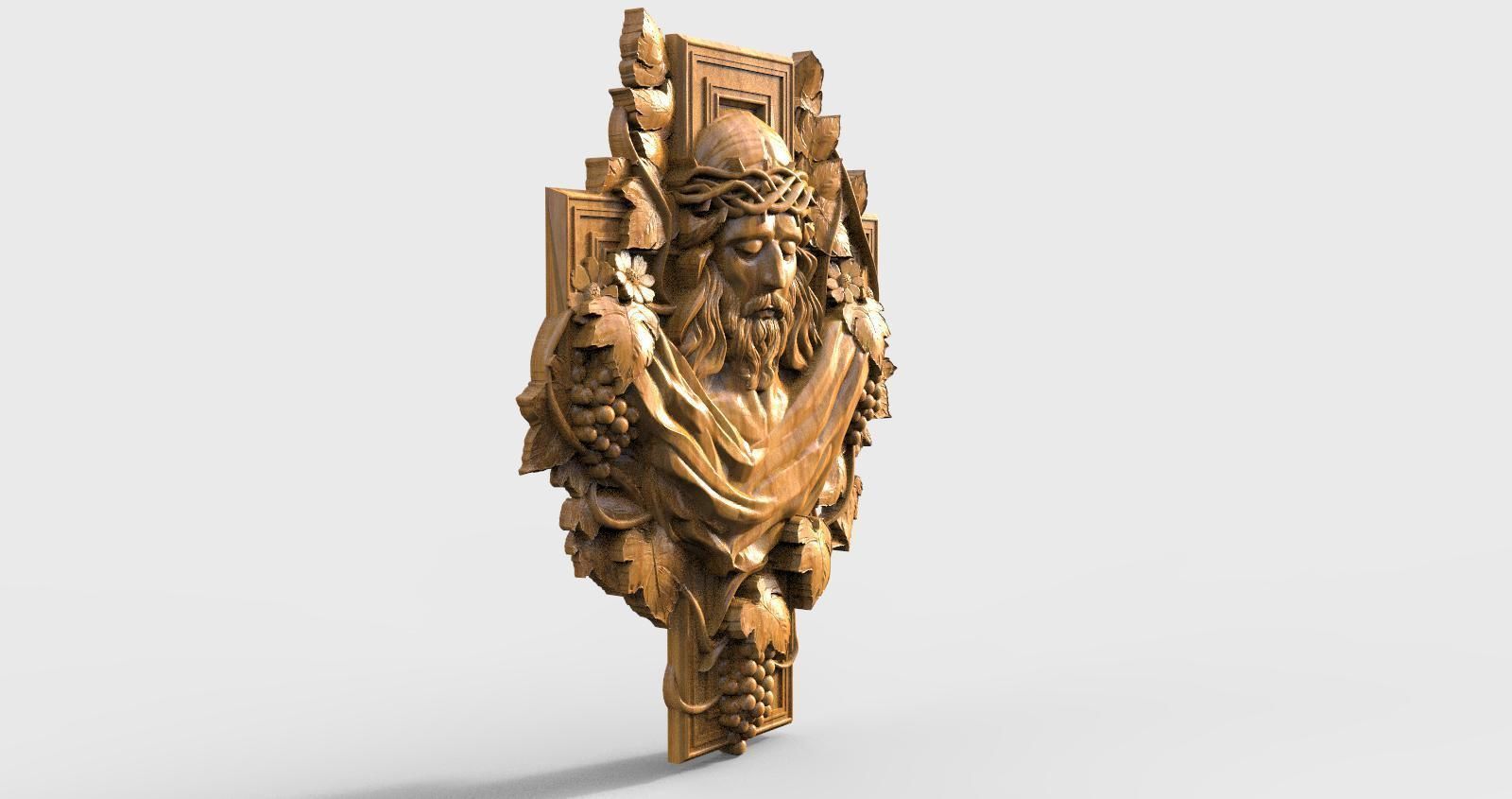 Jesus Christ CNC 3D print model_6