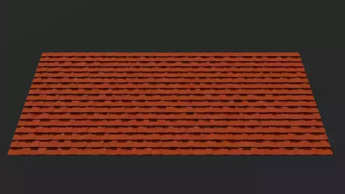 Roof tiles 2404 3D model