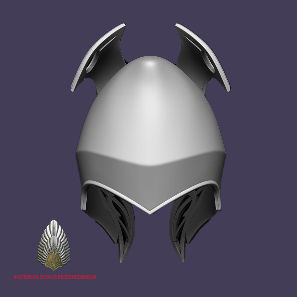 Mirkwood Elven Helmet lord of the rings 3D DIGITAL DOWNLOAD  3D print model_3