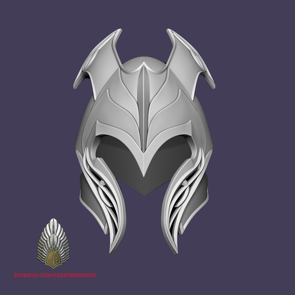 Mirkwood Elven Helmet lord of the rings 3D DIGITAL DOWNLOAD  3D print model_4
