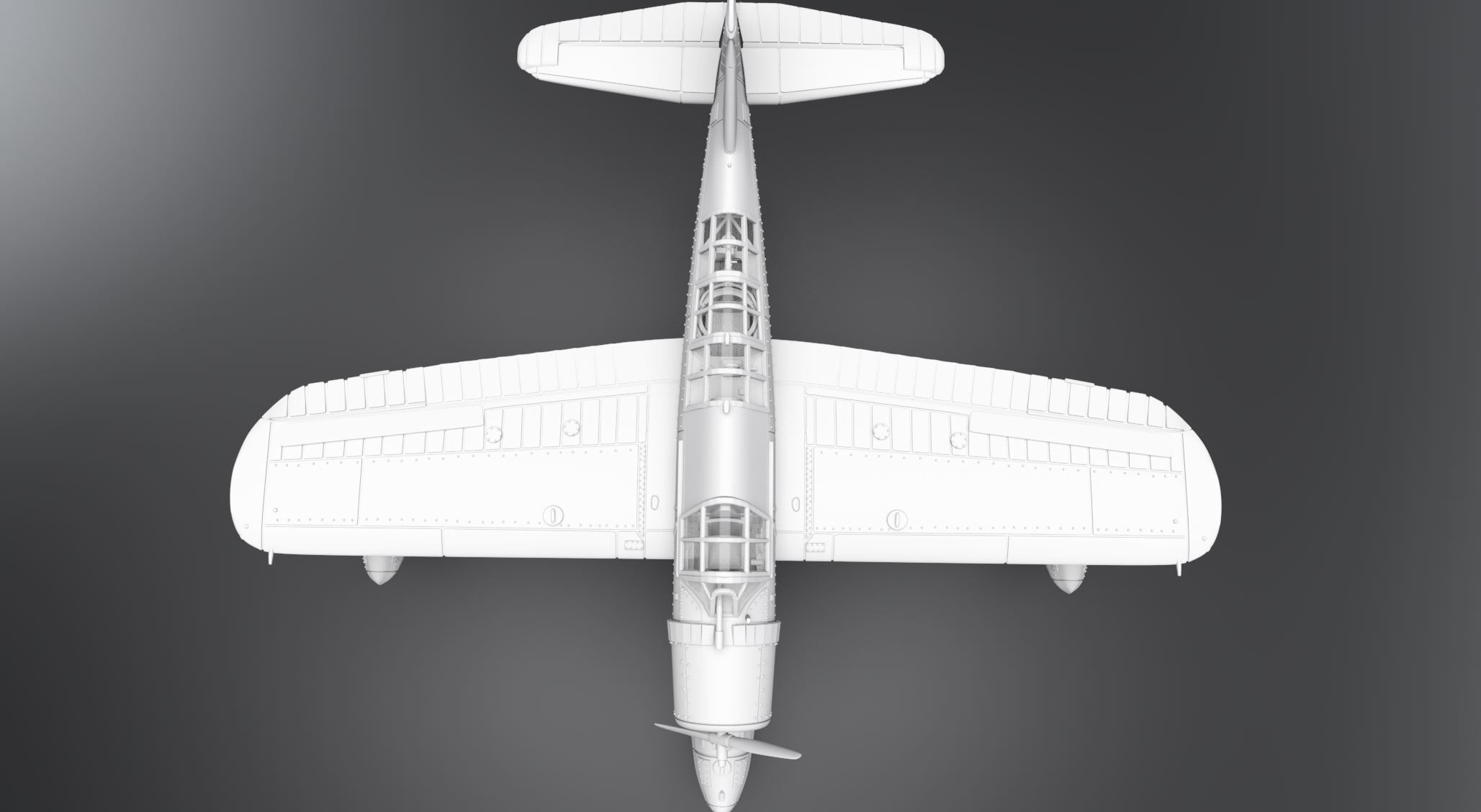 Vought OS2U Kingfisher Scale model 3D print model_3