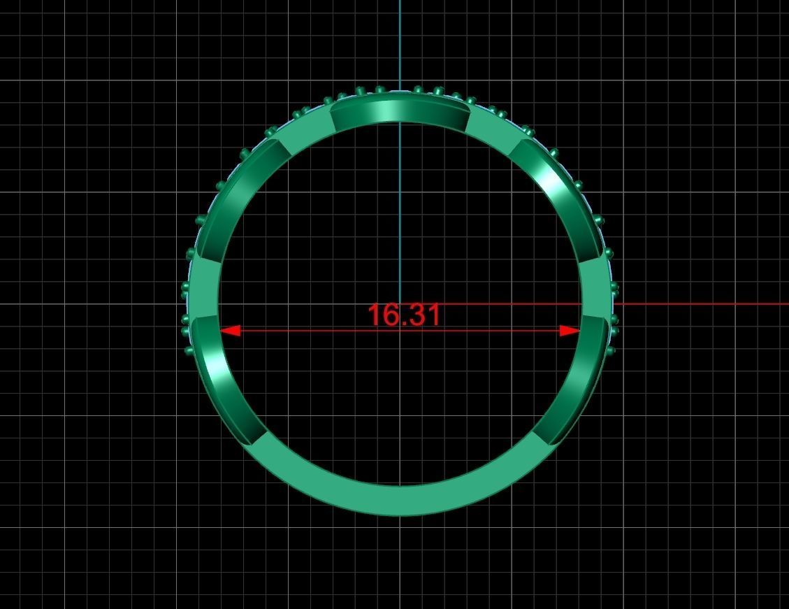 Hermes Ring Code-BAD045 3D print model_4
