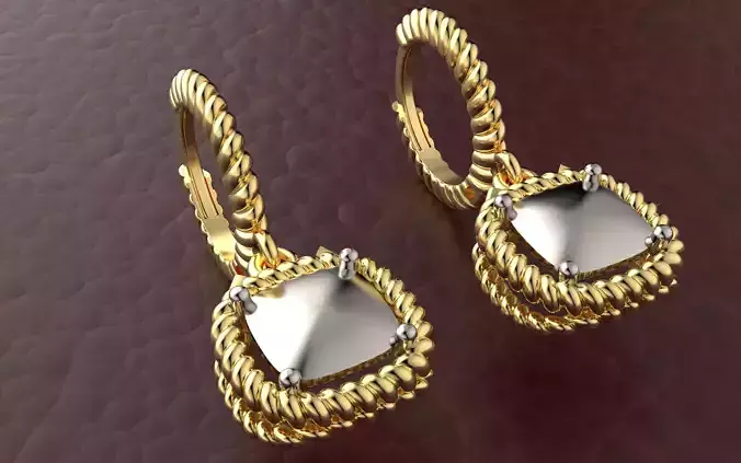 Earrings Roberto Coin 3D print model
