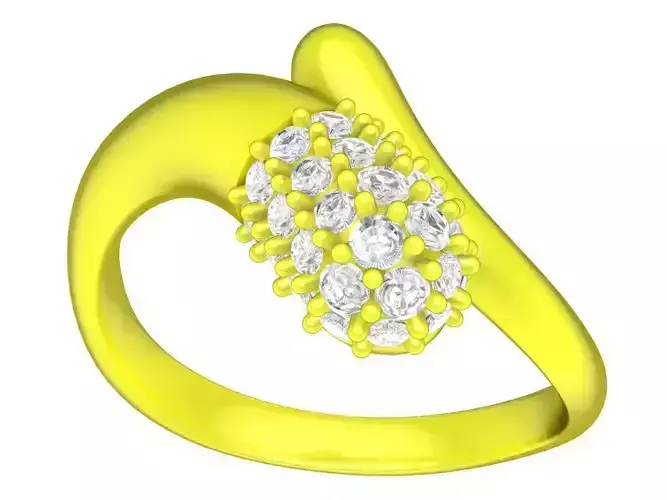 A5248 Art Fashion Diamond Women Ring