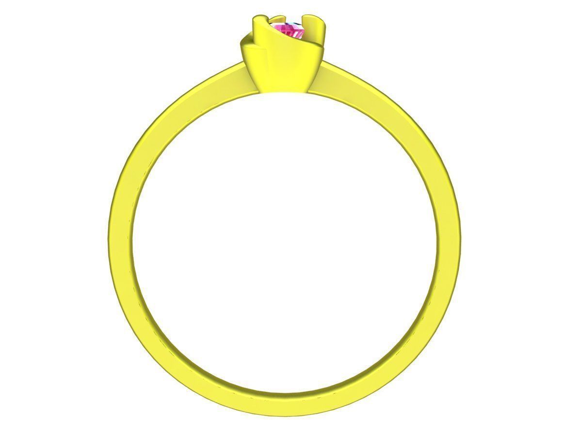 A5319 Eternity Diamond Women Ring 3D print model_3