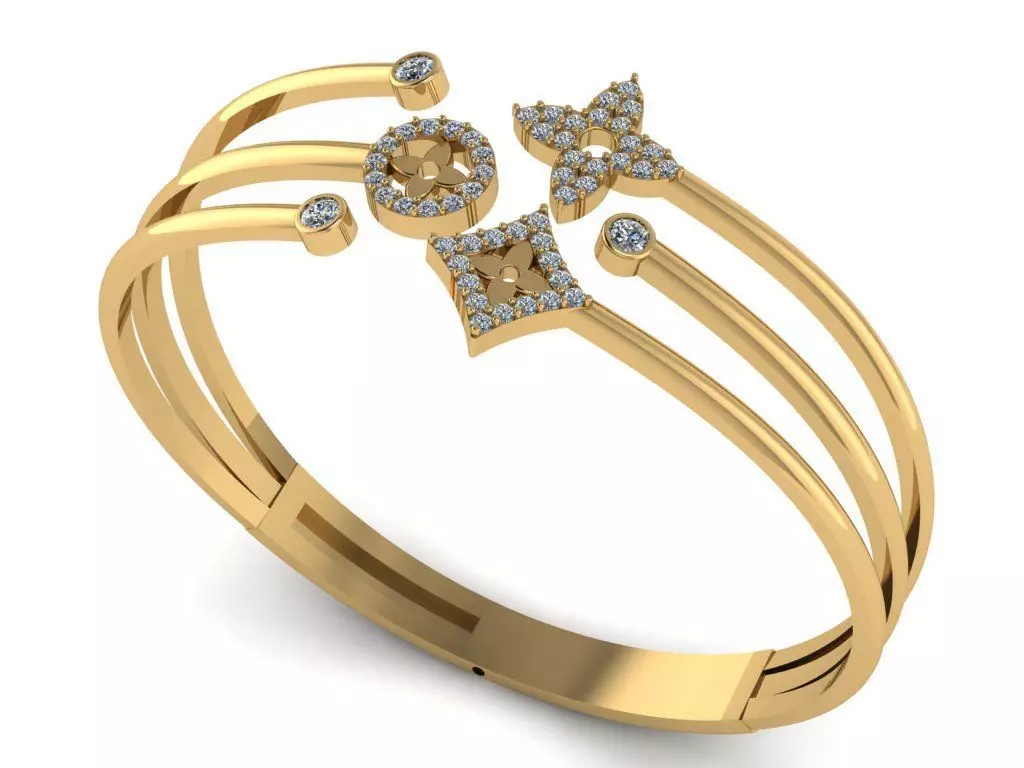 LOUIS VUITTON Braclets Code-BAD068 3D print model_0