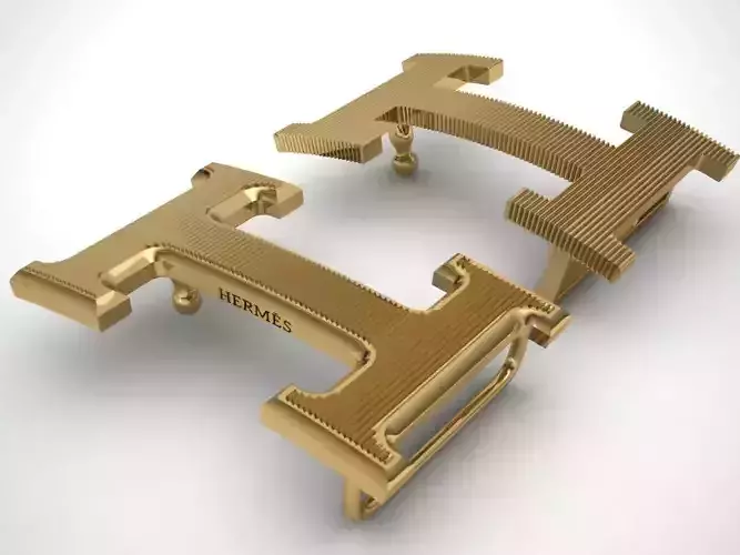 Hermes Belt Buckle Code-BAD070 3D print model