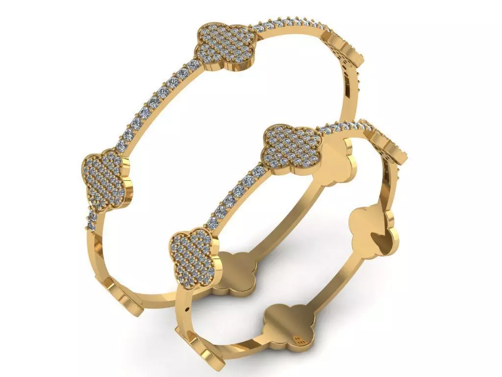 Van Cleef Arpels Braclets Code-BAD074 3D print model_0
